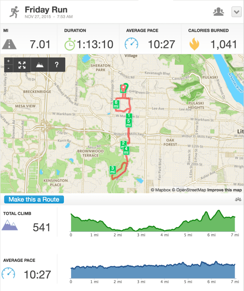 I Run 41 Route Runkeeper