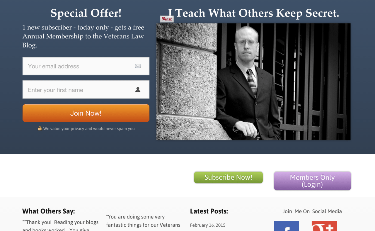 to file a claim for hearing va loss how Law 06.58.352 Blog Screenshot  06 Veterans 2015 04