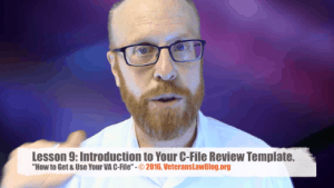 How to Get and Use your VA C-file
