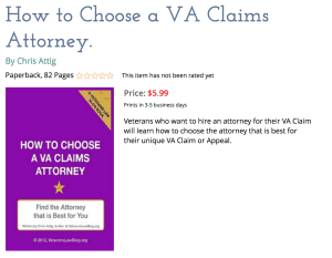 VA Claims attorney