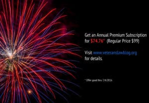 veterans law blog subscription